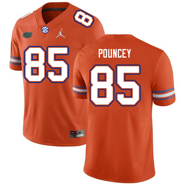 Men #85 Jordan Pouncey Florida Gators College Football Jerseys Sale-Orange